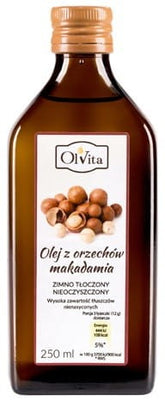 Kaltgepresstes Macadamiaöl 250 ml OLVITA - Biolaboratorium